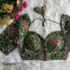 Tew Heavy Pure Crepe Heavy Embroidery Work Blouses Wholesale In India